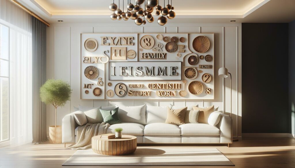 Home Letters Wall Decor