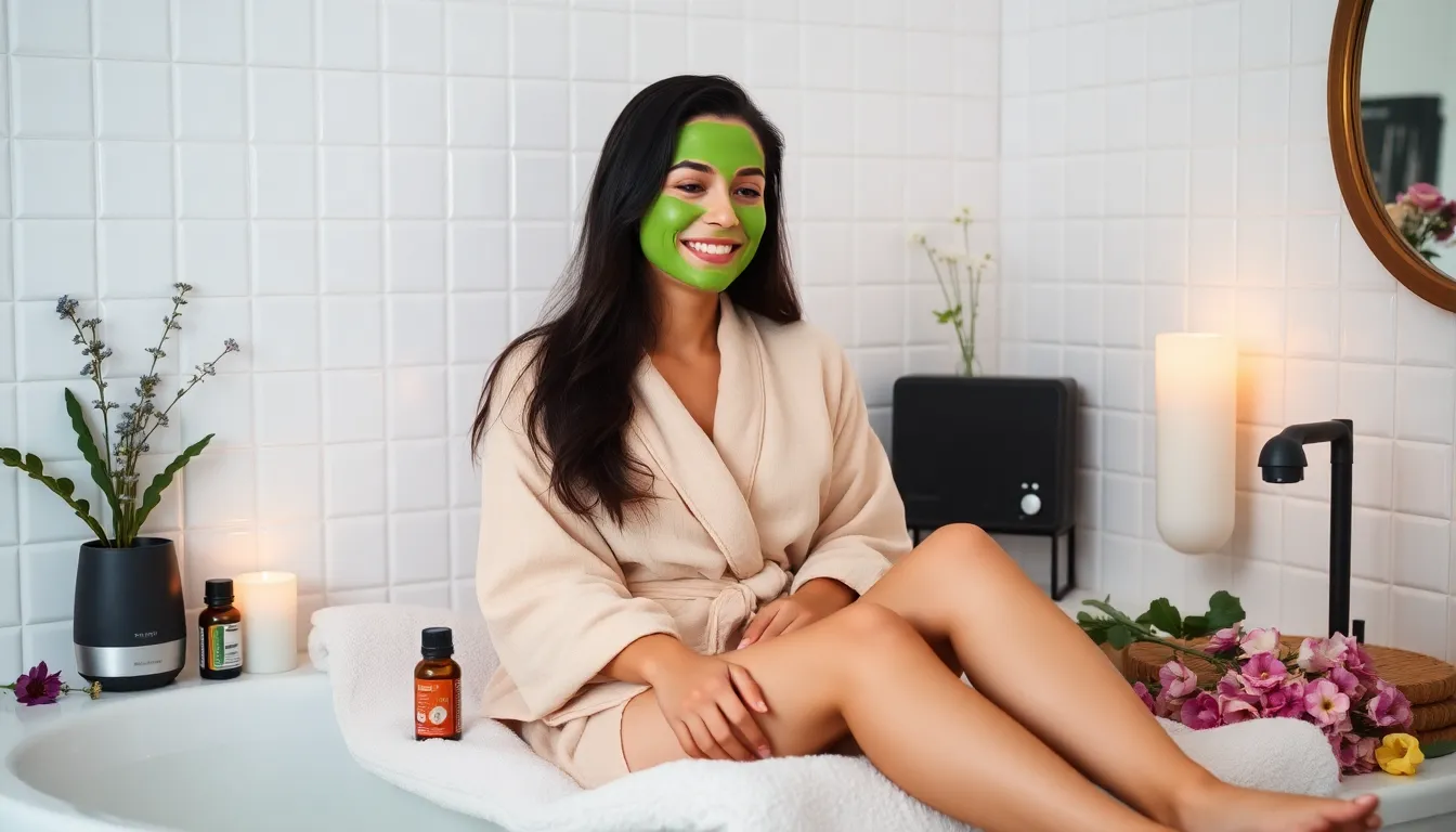 spa day at home ideas
