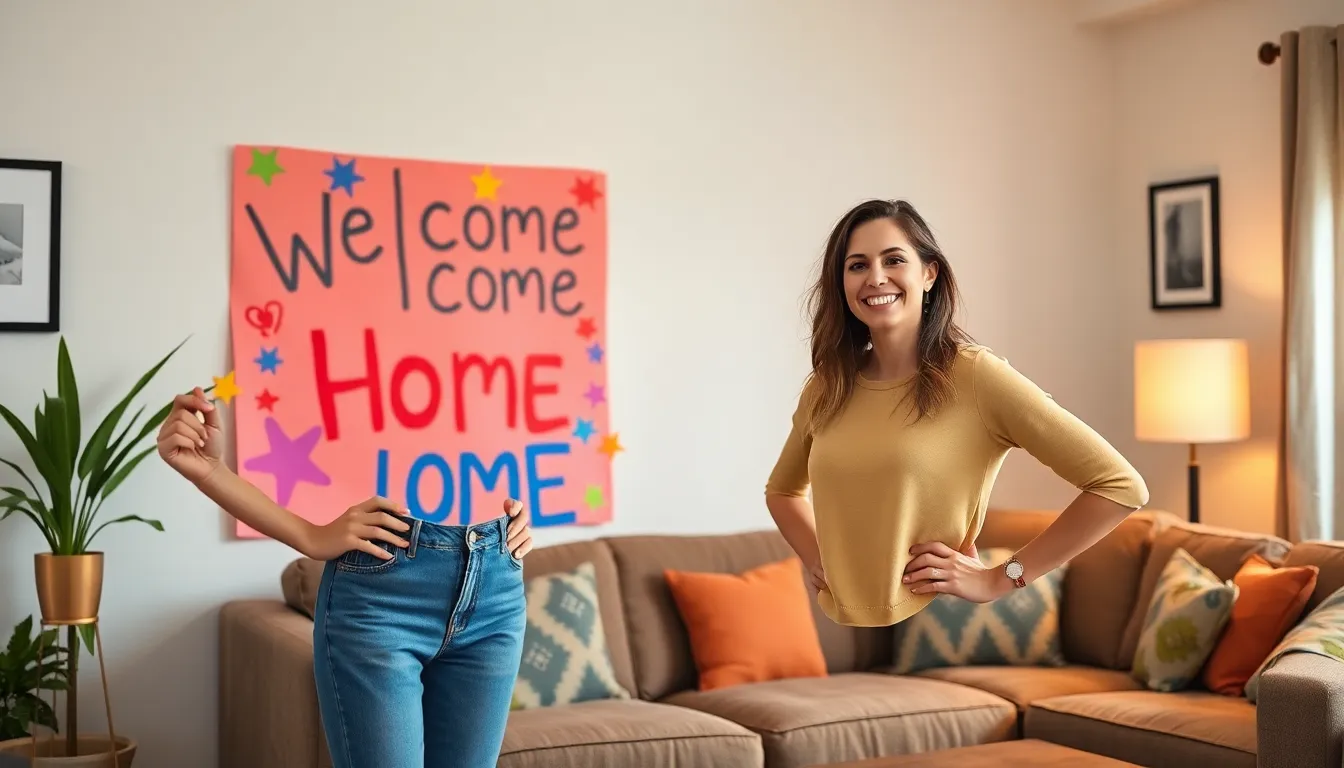 welcome home poster ideas