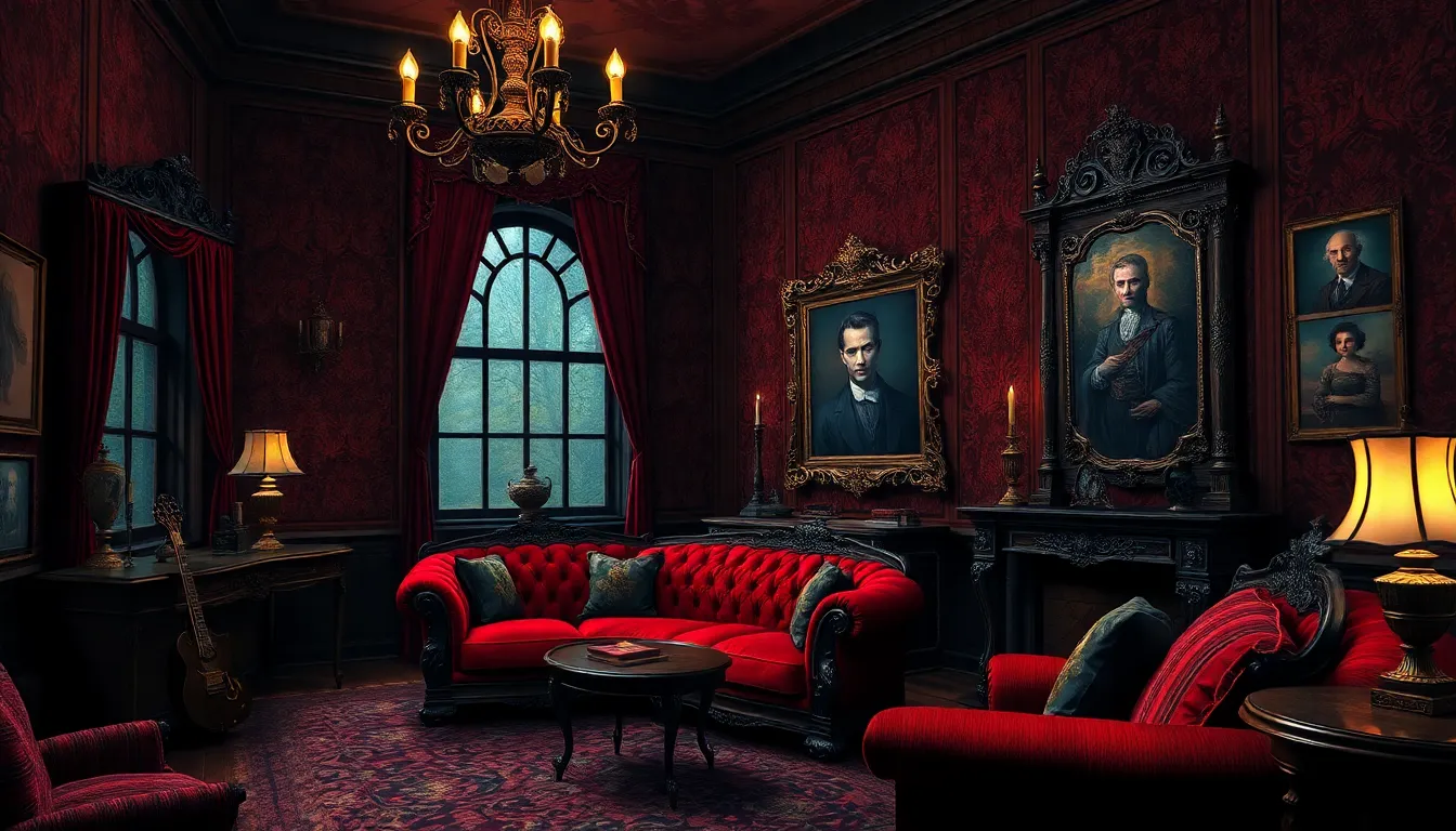 victorian gothic home decor