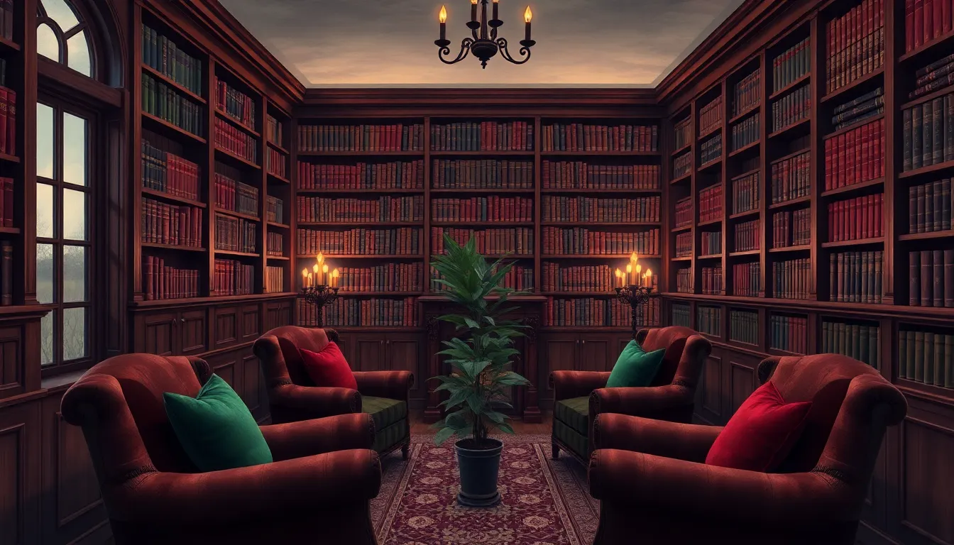 dark academia home decor